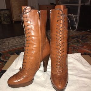 Prada platform booties